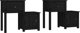 vidaXL vidaXL Szafki nocne, 2 szt., czarne, 79,5x38x65,5 cm, drewno sosnowe