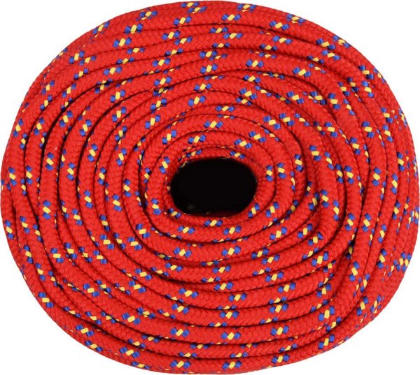 vidaXL Ναυτικό σχοινι, κόκκινο, 6 mm, 250 m, πολυπροπυλένιο