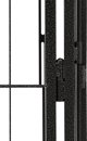 vidaXL vidaXL Kojec dla psa, 28 paneli, czarny, 50x100 cm, stal