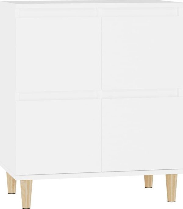 vidaXL Συρταριέρα, λευκή, 60x35x70 εκ., ξύλινο υλικό