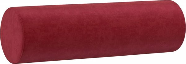 vidaXL Διακοσμητικά μαξιλάρια 2 τεμ βυσσινί 15x50 cm βελούδινα
