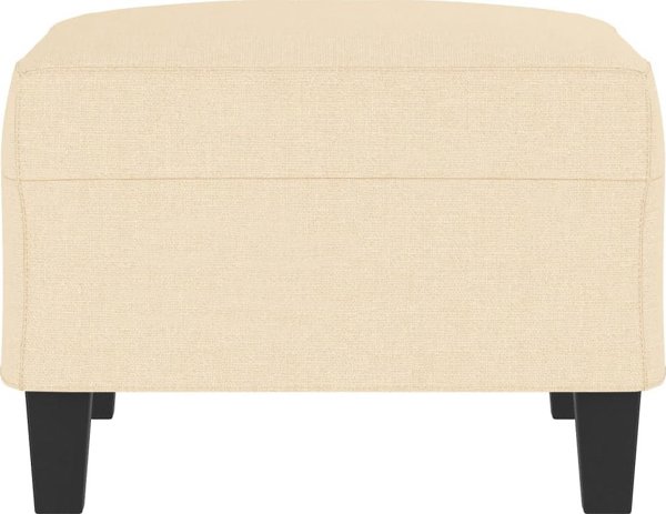vidaXL Podnozek kremowy 70x55x41 cm tapicerowany tkanina