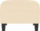 vidaXL Podnozek kremowy 70x55x41 cm tapicerowany tkanina