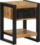 vidaXL vidaXL Szafka nocna, 35x34x45 cm, surowe drewno mango