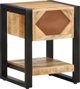 vidaXL vidaXL Szafka nocna, 35x34x45 cm, surowe drewno mango