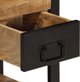 vidaXL vidaXL Szafka nocna, 35x34x45 cm, surowe drewno mango