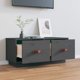 vidaXL Szafka pod TV, szara, 80x34x35 cm, lite drewno sosnowe