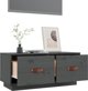 vidaXL Szafka pod TV, szara, 80x34x35 cm, lite drewno sosnowe