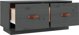 vidaXL Szafka pod TV, szara, 80x34x35 cm, lite drewno sosnowe