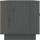 vidaXL Szafka pod TV, szara, 80x34x35 cm, lite drewno sosnowe