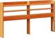 vidaXL Rama lozka χωρίς στρώμα, κεχριμπαρένιο καφέ 75x190 εκ., πεύκο