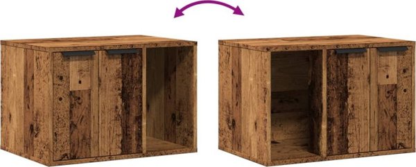 vidaXL Ντουλάπι για γατομάνδρα 60x40x40 cm