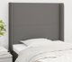vidaXL Zagloewk uszak, ciemnoszary, 83x16x118/128 cm, tkanina