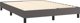 vidaXL Κρεβάτι κοντινεντάλ με στρώμα γκρι οικοδερμα 140x190cm
