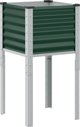 vidaXL vidaXL Donica ogrodowa, zielona, 45x45x88 cm, stal