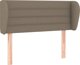 vidaXL Κεφαλάρι τύπου ουσάκ, ταουπέ, 83x23x78/88 εκ., από ύφασμα