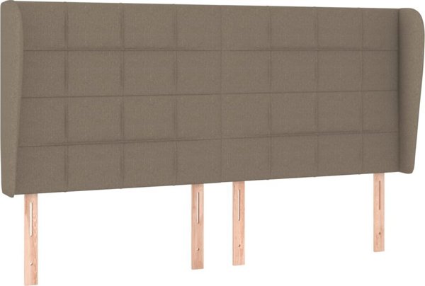 vidaXL Κεφαλάρι uszak, ταουπ, 163x23x118/128 cm, ύφασμα