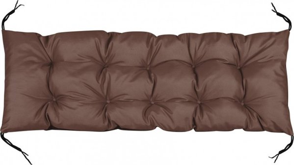 vidaXL Μαξιλάρι κήπου 120x40 cm καφέ