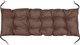 vidaXL Μαξιλάρι κήπου 120x40 cm καφέ