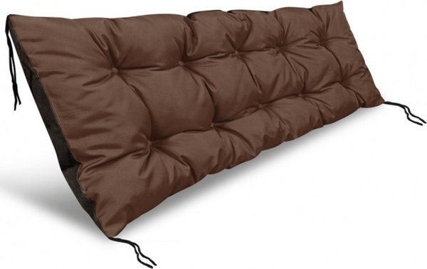 vidaXL Μαξιλάρι κήπου 120x40 cm καφέ