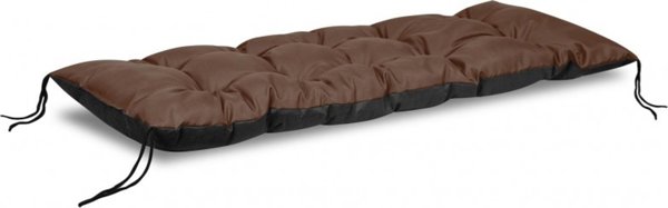 vidaXL Μαξιλάρι κήπου 120x40 cm καφέ