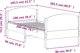 vidaXL Rama κρεβατιού χωρίς στρώμα, λευκή, 100x200 cm, μασίφ πεύκο