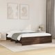 vidaXL Κρεβάτι χωρίς στρώμα καφέ δρυς 150x200 cm