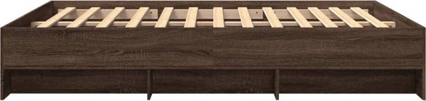 vidaXL Κρεβάτι χωρίς στρώμα καφέ δρυς 150x200 cm