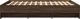 vidaXL Κρεβάτι χωρίς στρώμα καφέ δρυς 150x200 cm