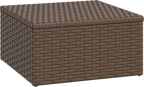 vidaXL Σετ επίπλων κήπου, καφέ, rattan PE