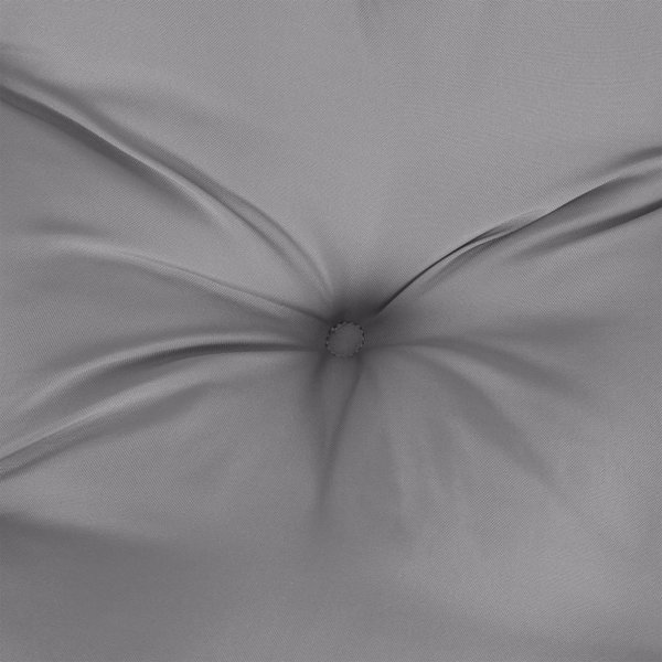 vidaXL Μαξιλάρι παγκάκι κήπου γκρι 180x50x7 cm ύφασμα