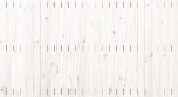 vidaXL Προσκέφαλο κρεβατιού, λευκό, 166x3x90 cm, μασίφ πεύκο
