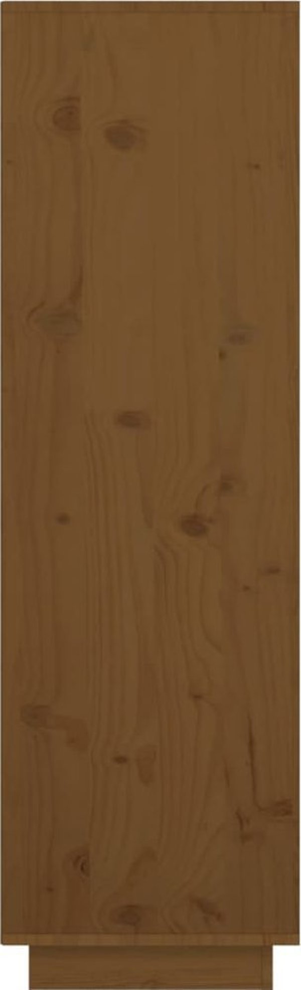 vidaXL Υψηλή ντουλάπα, κεχριμπαρένιο καφέ, 38x35x117 cm, μασίφ πεύκο