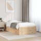 vidaXL Rama lozka, 75x190 cm, lite drewno sosnowe