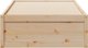 vidaXL Rama lozka, 75x190 cm, lite drewno sosnowe