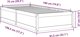 vidaXL Rama lozka, 75x190 cm, lite drewno sosnowe