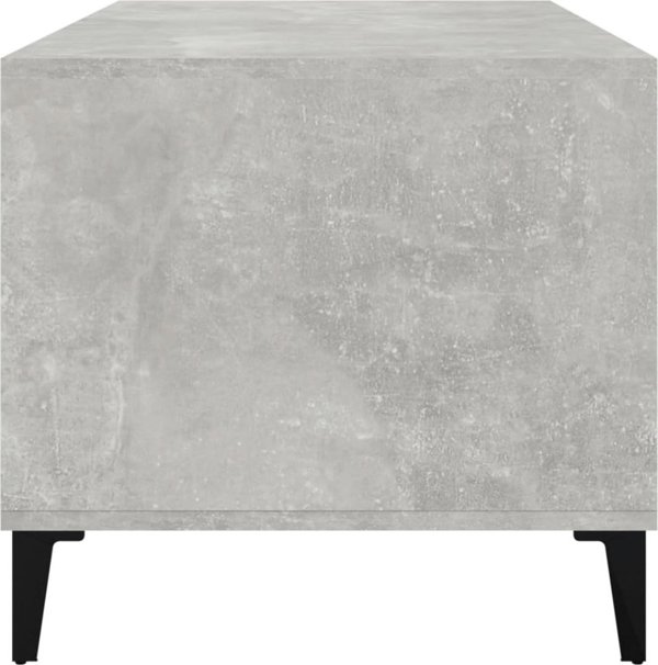 vidaXL Stolik kawowy szaroszary betonu 90x49x45 cm