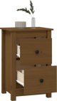 vidaXL Κομοδίνο, μελι καφέ, 40x35x61,5 εκ, μασίφ πεύκο
