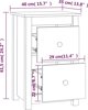 vidaXL Κομοδίνο, μελι καφέ, 40x35x61,5 εκ, μασίφ πεύκο