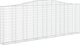 vidaXL Kosze gabionowe, 5 τεμ, 400x30x140/160 εκ, γαλβανισμένο σίδερο