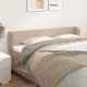 vidaXL Κεφαλάρι uszak, cappuccino, 203x23x78/88 εκ., συνθετικό δέρμα