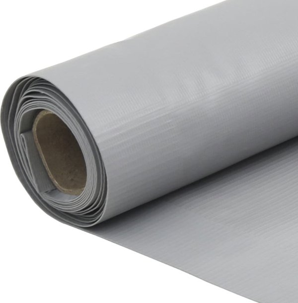 vidaXL Γκρι Καλύπτρα Μπαλκονιού 700x120 cm από PVC