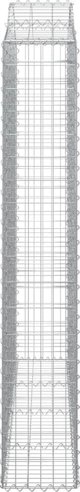 vidaXL Kosze gabionowe, 5 τεμ, 200x30x180/200 εκ, γαλβανισμένος σίδηρος