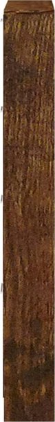 vidaXL Ράφι για παπούτσια, καπνιστή δρυς, 59x17x150 εκ.