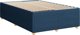vidaXL Κρεβάτι Continental με στρώμα, μπλε, ύφασμα 120x200 εκ.