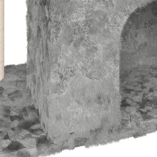 vidaXL Πατωματική Κολόνα Γαταροτραγουδιού με Στύλο από Σισάλ, Ανοιχτό Γκρι, 51 εκ.