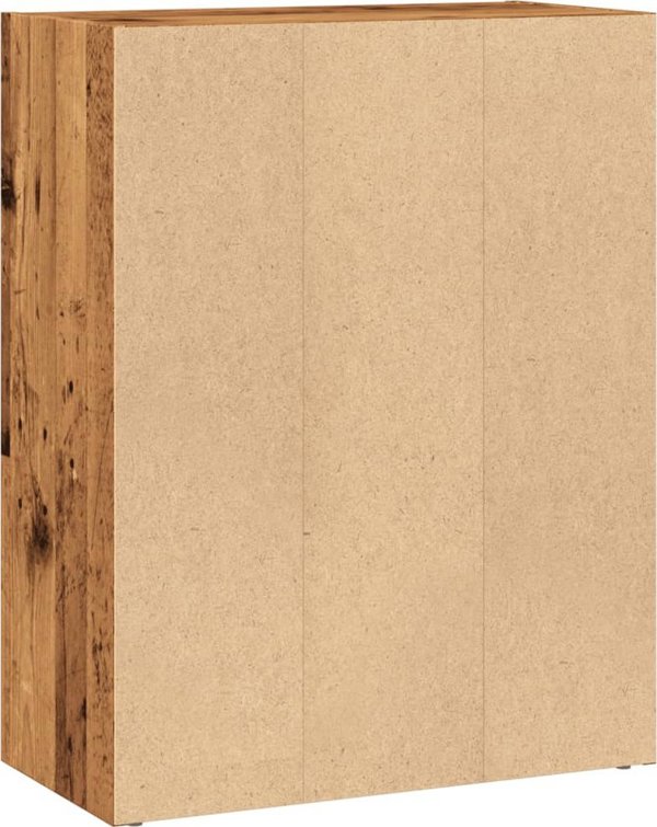 vidaXL Βιβλιοθήκη από παλιά ξύλα, 60x30x77 εκ