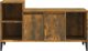 vidaXL Βάση τηλεόρασης, καπνιστή δρυς, 100x35x55 εκ.