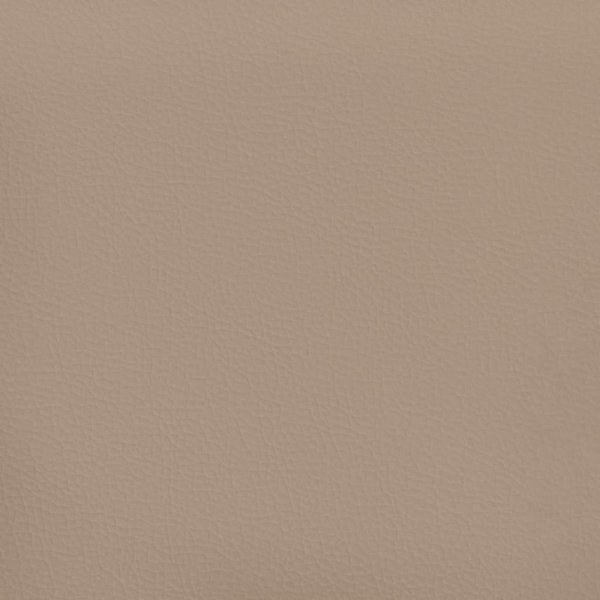 vidaXL Στρώμα με τσέπες, cappuccino, 90x200x20 cm, τεχνητό δέρμα