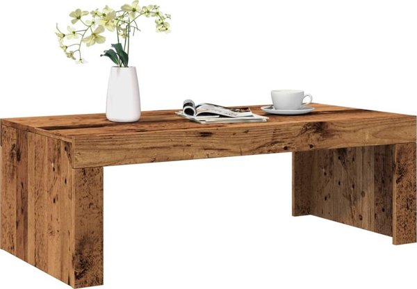 vidaXL vidaXL Stolik kawowy, kolor starego drewna, 102x50x35 cm